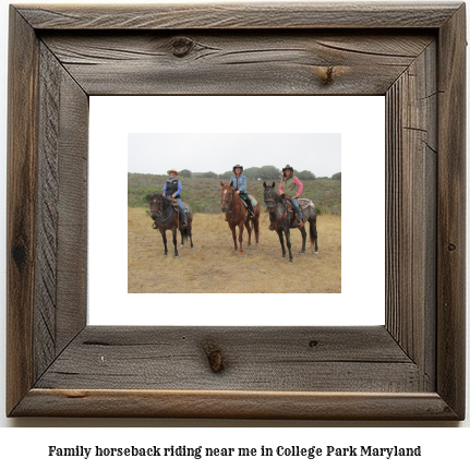 family horseback riding near me in College Park, Maryland